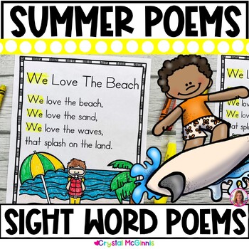 14 Summer Sight Word Poems | Shared Reading | Sight Word Activity | New ...