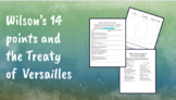 14 points and Treaty of Versailles Worksheet