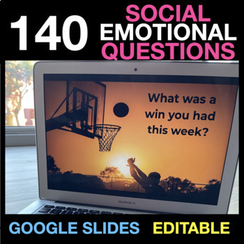 Preview of 140 Engaging SEL Check-in Questions Activity for Social and Emotional Learning