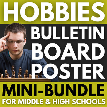 Preview of 140 Hobbies Posters MINI-BUNDLE | Middle & High School Classroom Decor