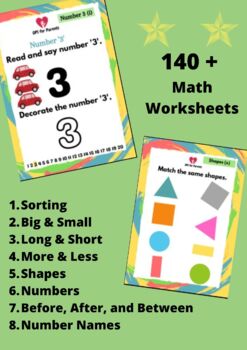 Preview of Number Line, Number Writing, Writing Numbers 1 to 20, Maths Worksheets, 140+ PDF