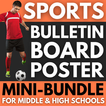 Preview of 140 Sports Posters MINI-BUNDLE | Sports Decor | P.E Bulletin Boards