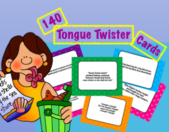 140 Tongue Twister Cards! by Maritime Speech | Teachers Pay Teachers