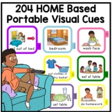 Portable home visual communication cards and pictures