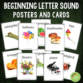 144 Beginning Letter Sound Posters and/or Cards