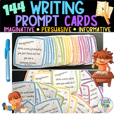 144 Daily Writing Prompt Cards - Fast finisher - Creative 