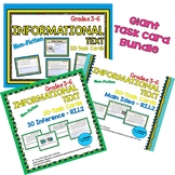 144 Informational Text/Non-Fiction Task Card Bundle - IN C