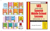 145 Ready-Made Spanish Middle School Lessons - Grades 5-9