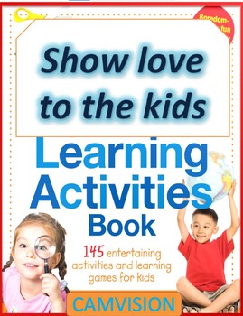 Preview of 145 funny activities and learning games for kids and vocabulary activities