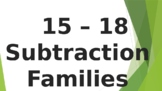 15-18 Subtraction Families Math Fluency Powerpoint (Abeka 