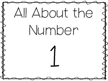 15 All About the Number 1 Tracing Worksheets and Activities. Preschool