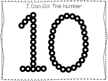 15 All About the Number 10 Tracing Worksheets and Activities. Preschool