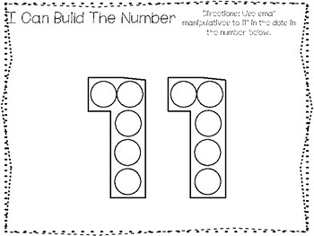 15 All About the Number 11 Tracing Worksheets and Activities. Preschool