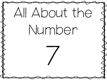 number 7 tracing worksheets teaching resources tpt