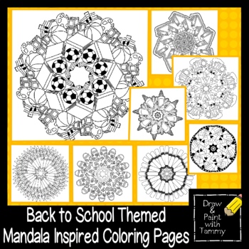 water mandala coloring pages