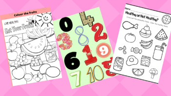Preview of 15 Bundle Kindergarten Preschool Worksheets