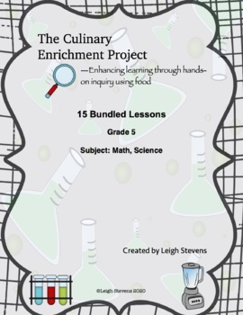 Preview of 15 Bundled Grade-5 Cooking Lessons from Culinary Enrichment Project