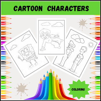 Preview of 15  Carton characters coloring