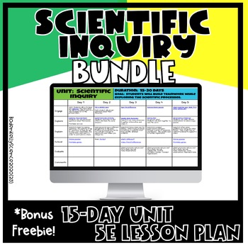 Preview of Scientific Process and Inquiry Unit & Back to School Activities Bundle