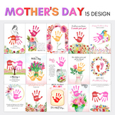 15 Design Mother's Day Handprint art, Baby Toddler Kids cr