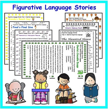 Preview of 15 FIGURATIVE LANGUAGE STORIES BUNDLE