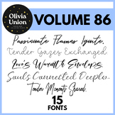 15 Fonts Amazing, Volume 86