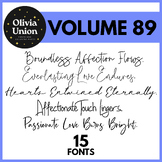 15 Fonts Amazing, Volume 89