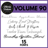 15 Fonts Amazing, Volume 90