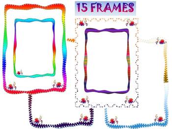 Fall - Frames - Clip Art - Personal or Commercial Use by Nikole T