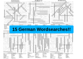 15 German Wordsearches!!