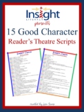 15 Good Character Reader's Theatre Scripts