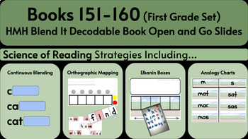 Preview of 15. HMH Blend It Books Science of Reading Slides Books 151-160