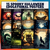 15 Halloween Educational Animal Posters: Classroom Decor &