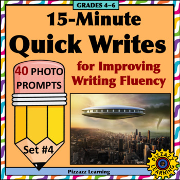 Preview of 15-Minute Quick Writes Set #4 for Improving Writing Fluency