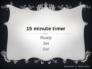 Preview of 15 Minute Timer Without Graphics