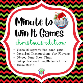 Christmas minute to win deals it games