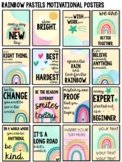 15 Motivational posters Rainbow theme