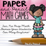 15 No Prep Math Games | 15 No Prep Math Centers