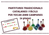 15 Partitures visuals de 15 Cançons tradicionals catalanes