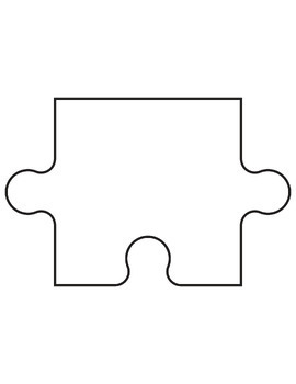 780+ Silhouette Of A Blank Puzzle Template Stock Illustrations