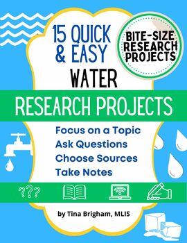Preview of Mini Research Projects about Water Workbook