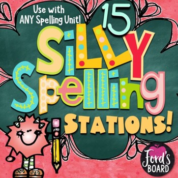 Preview of 15 Spelling Centers | Spelling Activities for Any List of Words