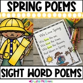 Dollar Deal | 15 Spring Sight Word Poems Kindergarten Sigh