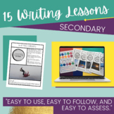 15 Steps to Better Writing - distance learning, editable