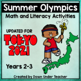 Summer Olympics Tokyo 2021 Math and Literacy Activities