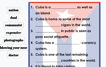 Preview of 15 Things you Didn't Know about Cuba | Interactive Slides Guided Notes