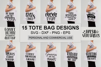 Download 15 Tote Bag SVG Bundle by Designdealy | Teachers Pay Teachers