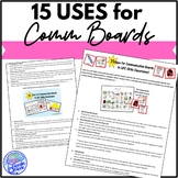 15 Uses for Communication Boards- Printable Guide via Noodle Nook