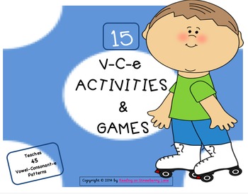 Preview of 15 V-C-e Syllable Activities & Games