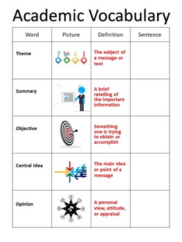 Preview of 15 Weeks of Academic Vocabulary Part 1 + Review Games